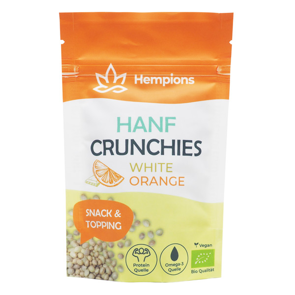 Bio Hanf Crunchies White Orange - Hempions